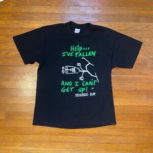 Vintage 1990 Berkshire East Ski Graphic T Shirt Mens Medium Black